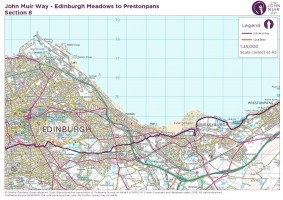 John Muir Way section 8 Edinburgh to Prestonpans