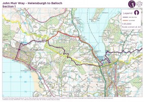 John Muir Way section 1 Helensburgh to balloch