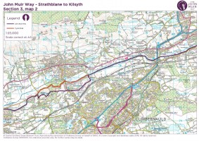 John Muir Way section 3 map 2 Kirkintlloch to Killsyth